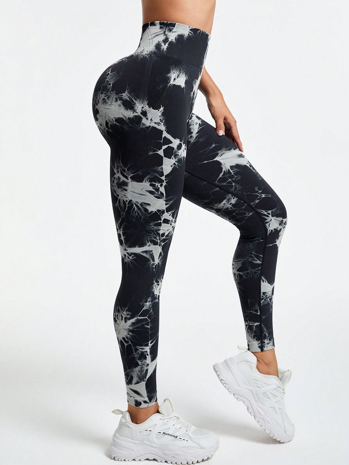 Calça Legging Tie Dye Scrunch Sem Costura