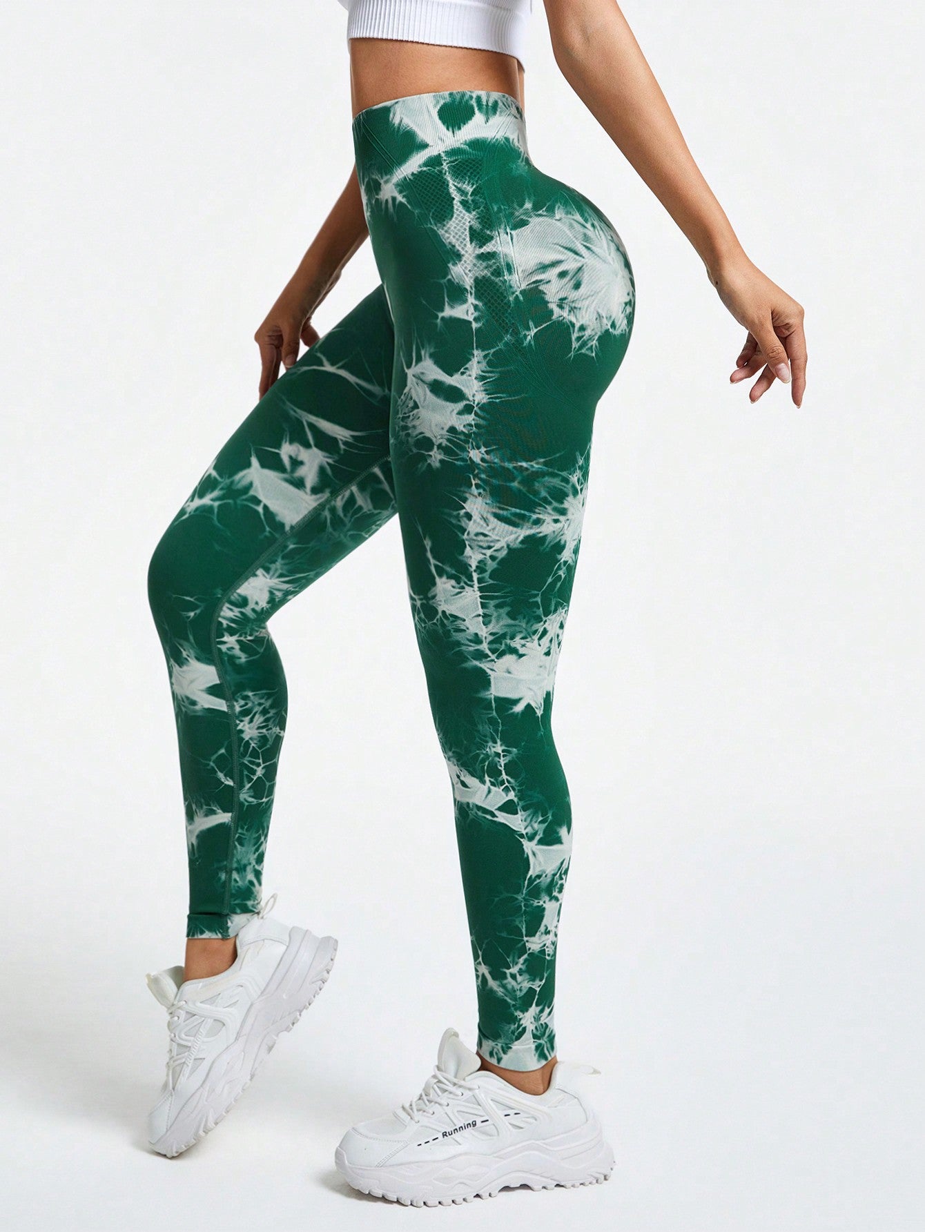 Calça Legging Tie Dye Scrunch Sem Costura