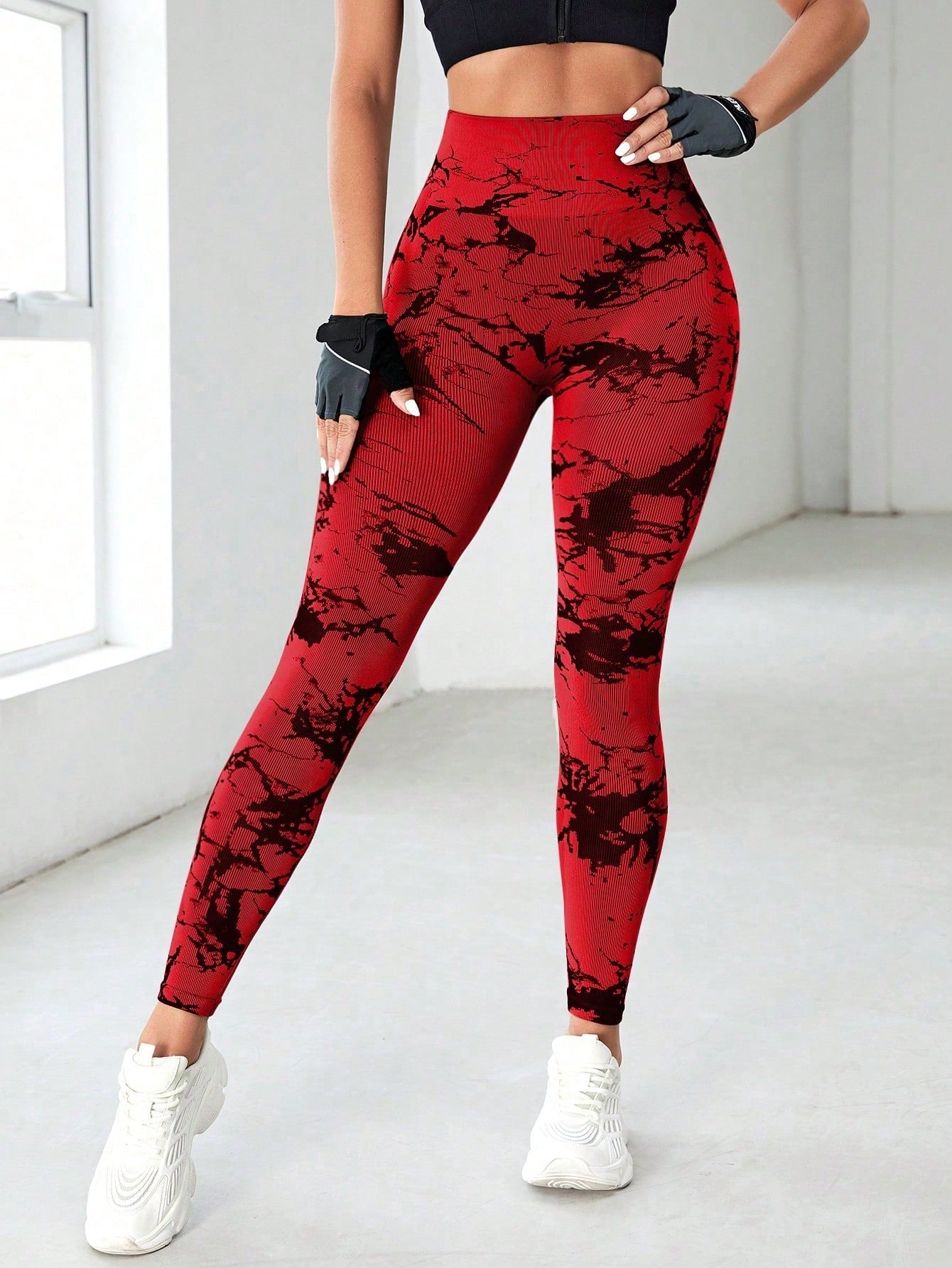 Calça Legging Estampada Cintura Alta Efeito Push Up
