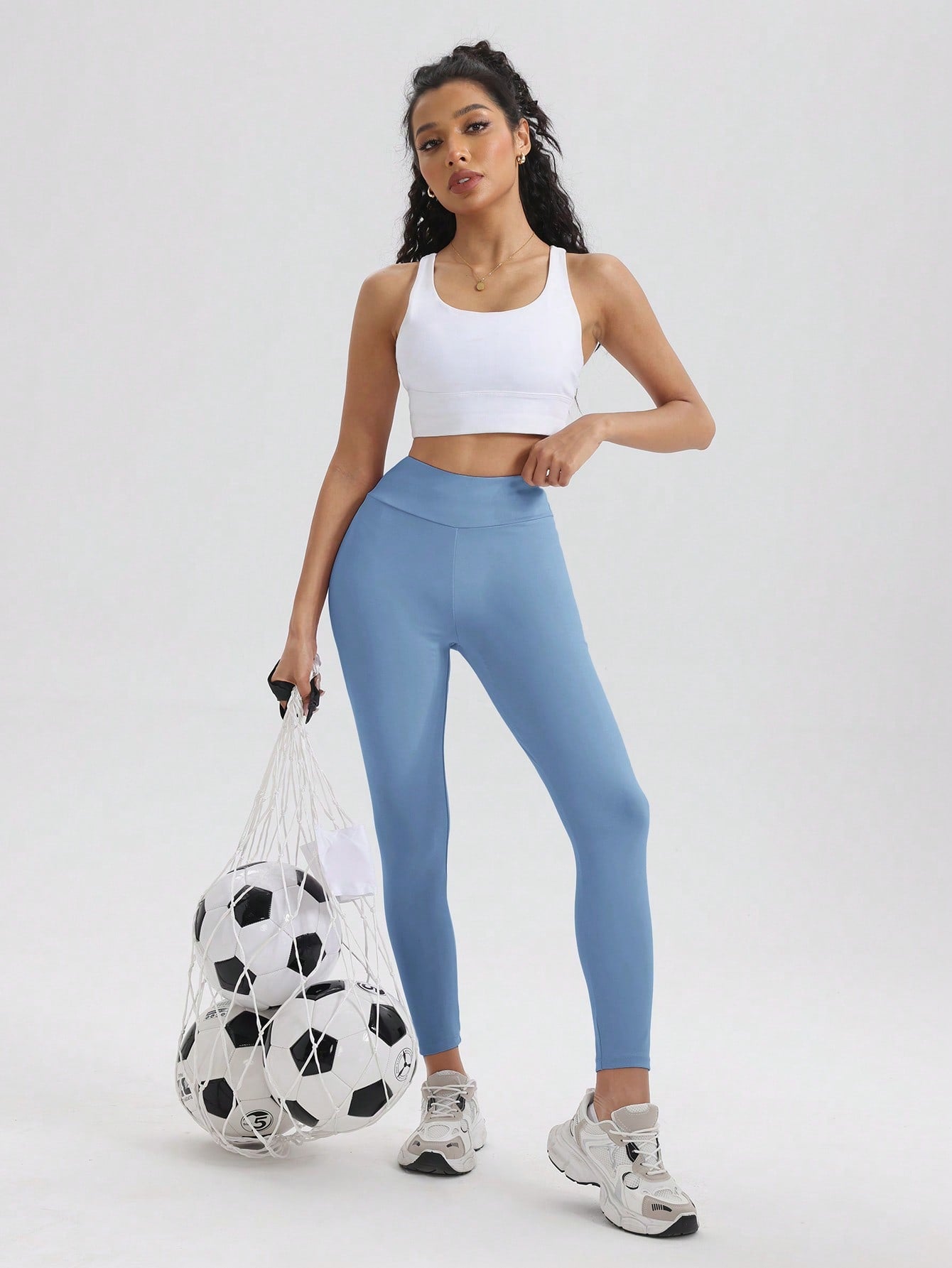 Calça Legging Empina Bumbum Com Bolsos Laterais