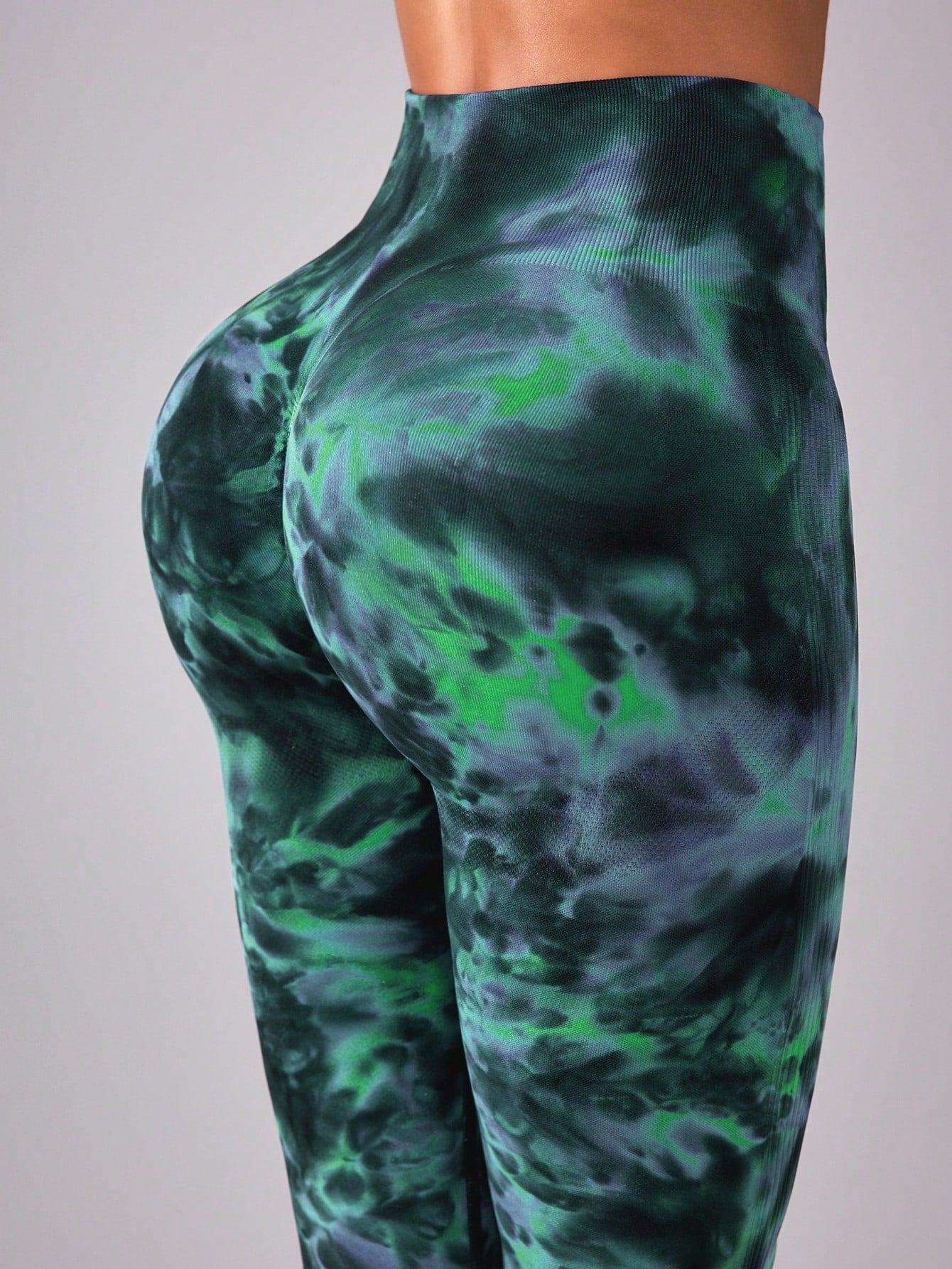 Calça Legging Tie Dye Push Up Sem Costura