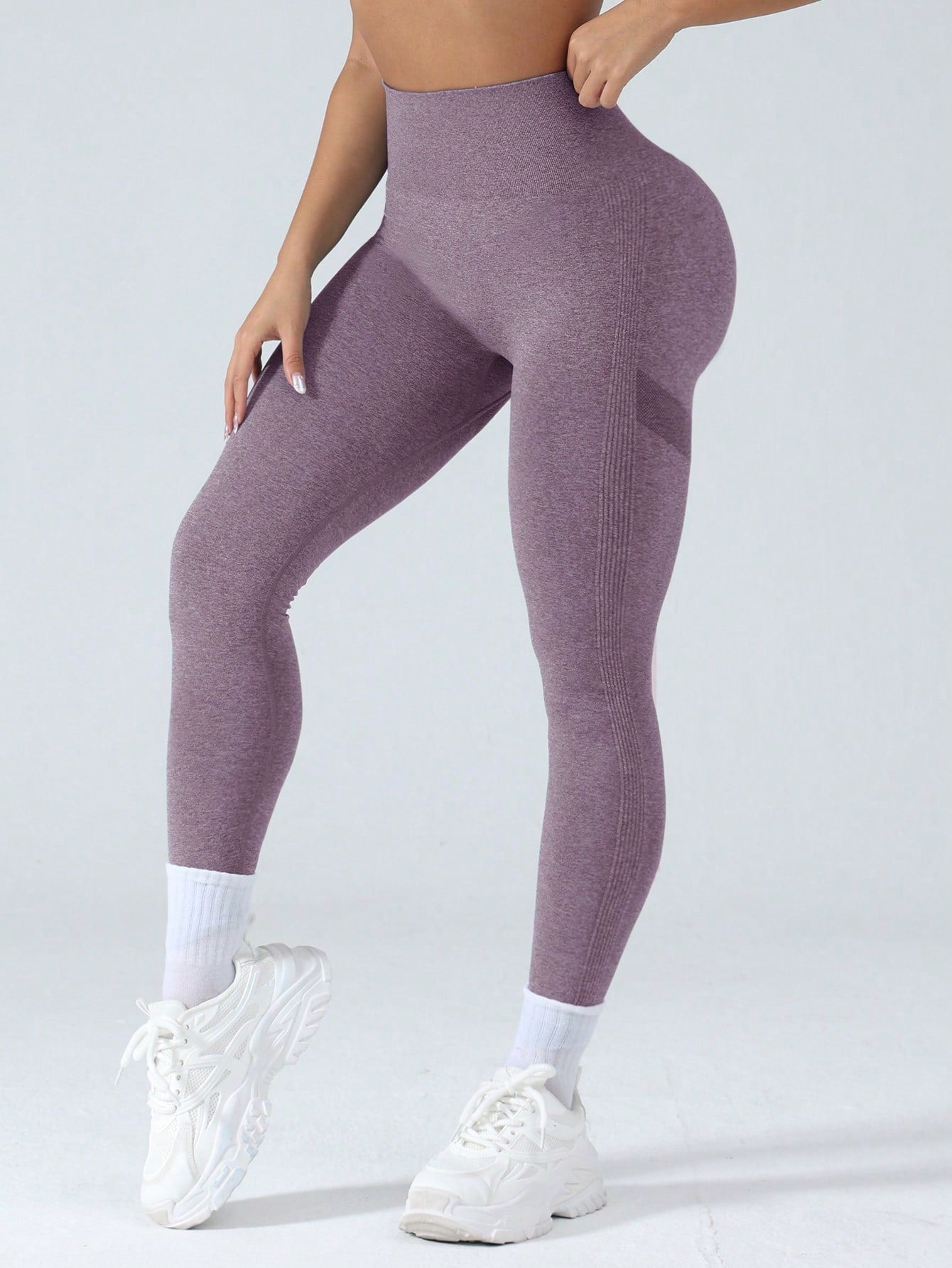 Calça Legging Sem Costura Compressão Efeito Empina Bumbum