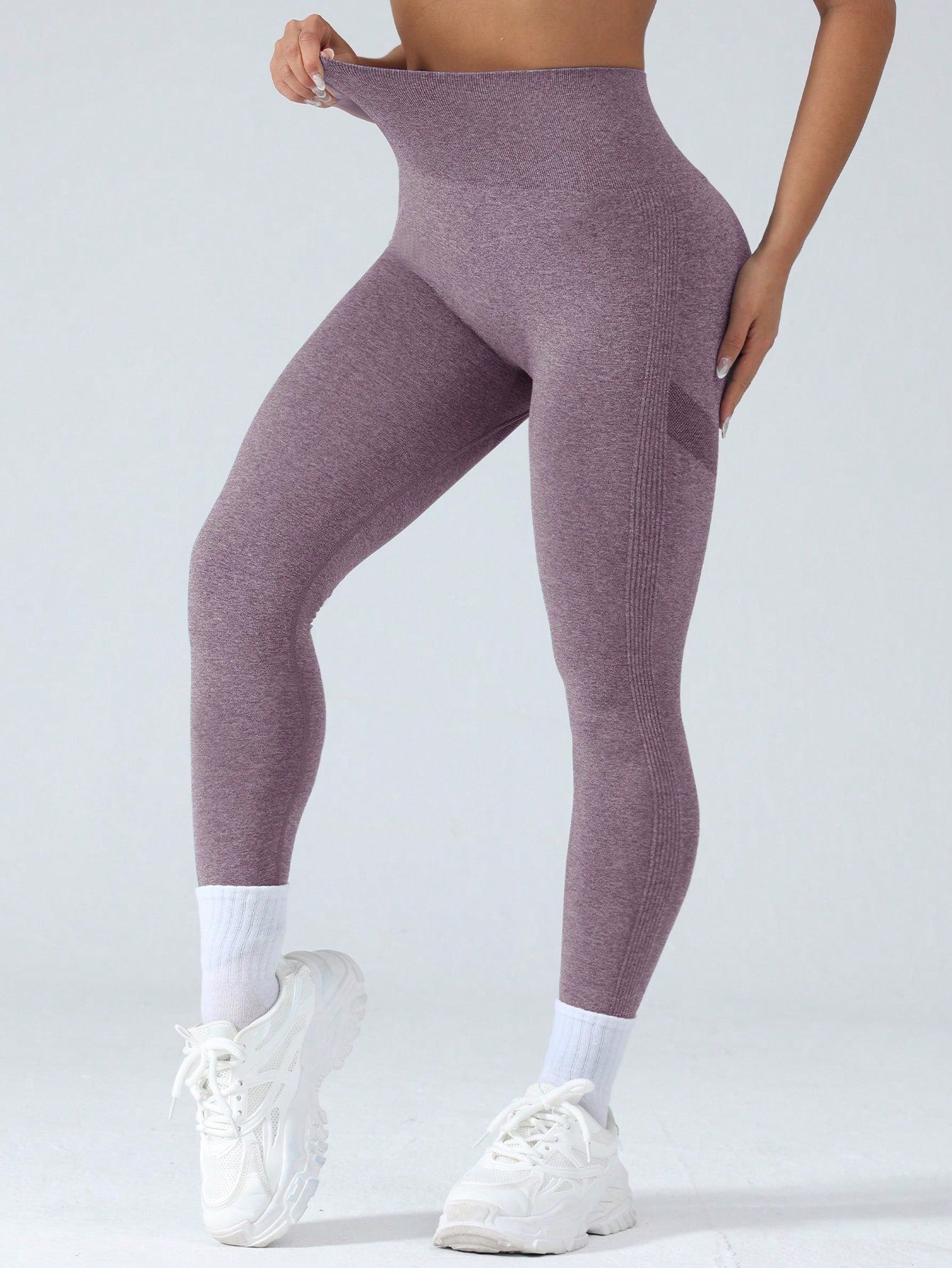 Calça Legging Sem Costura Compressão Efeito Empina Bumbum