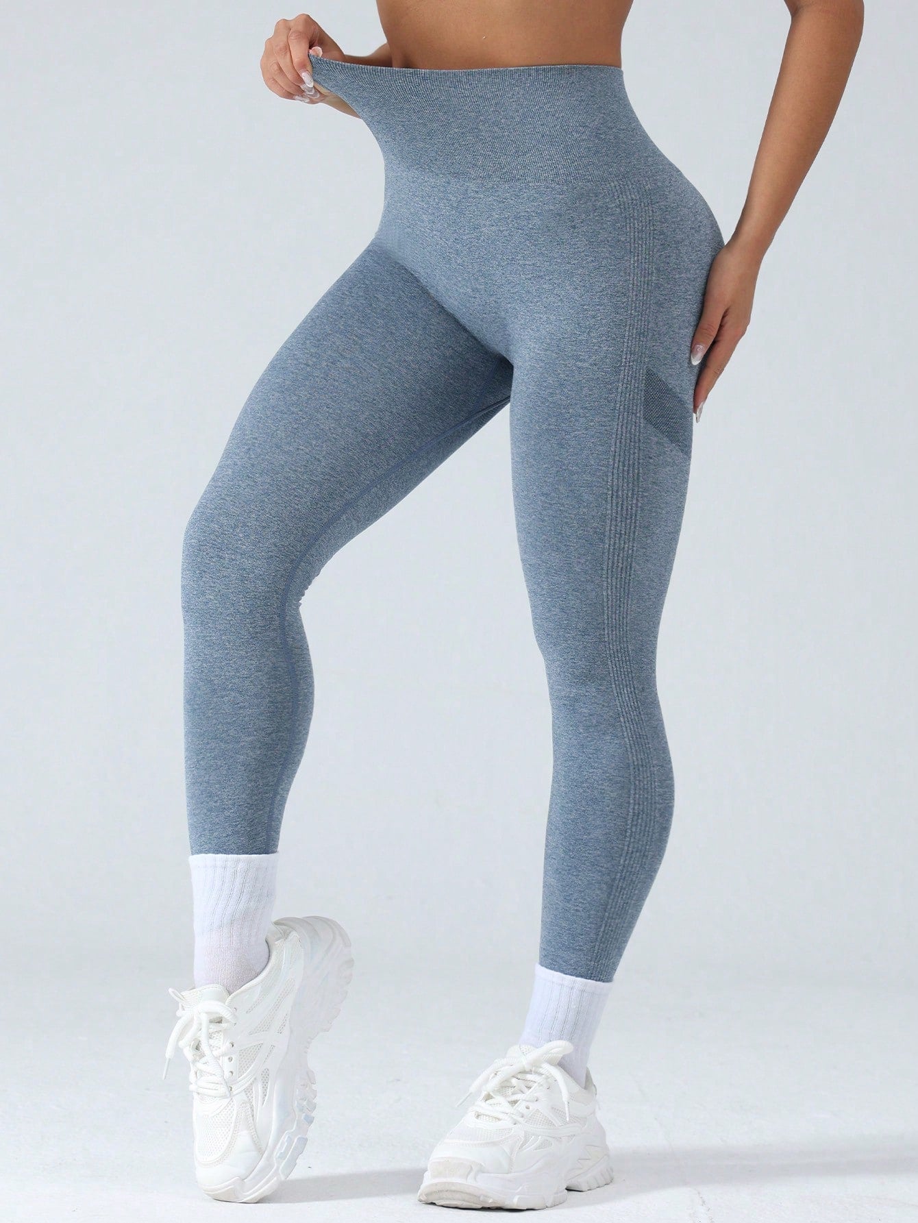 Calça Legging Sem Costura Compressão Efeito Empina Bumbum