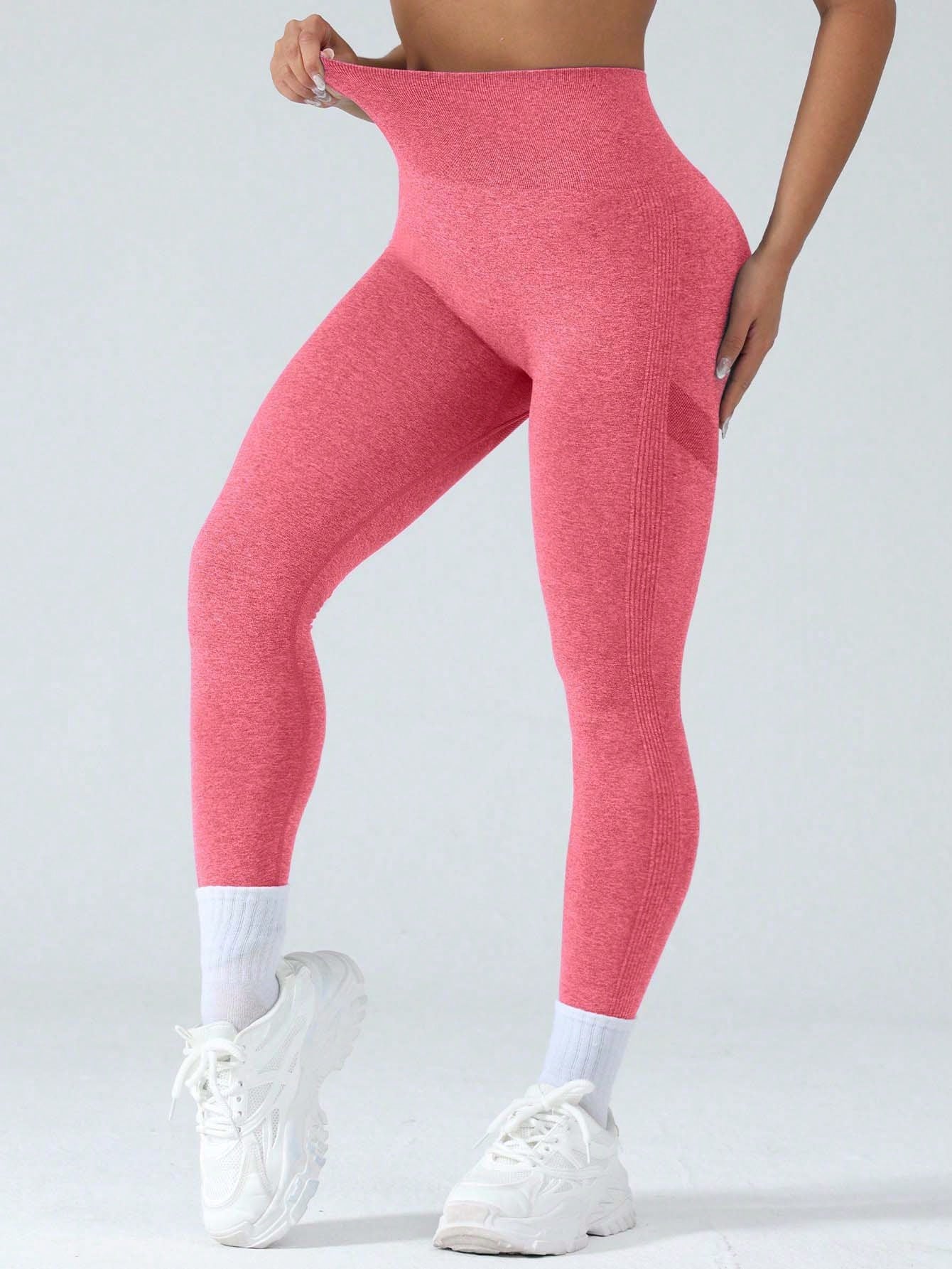 Calça Legging Sem Costura Compressão Efeito Empina Bumbum