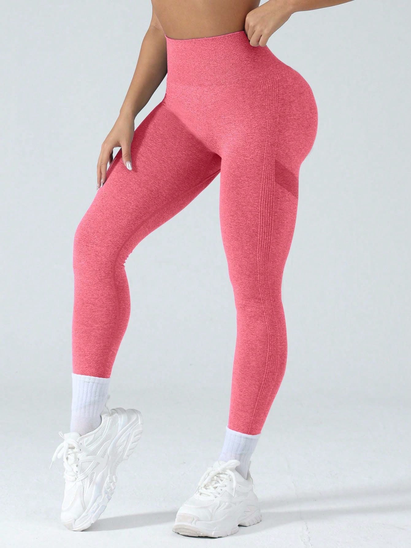 Calça Legging Sem Costura Compressão Efeito Empina Bumbum