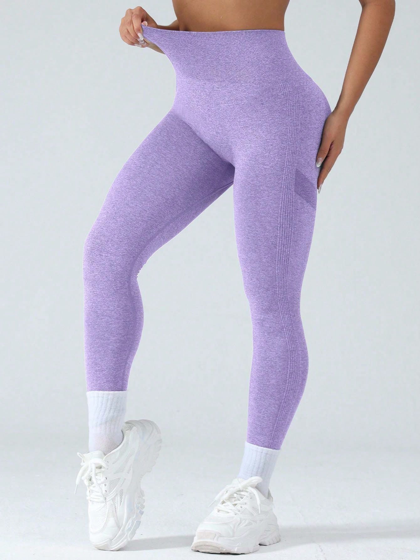 Calça Legging Sem Costura Compressão Efeito Empina Bumbum