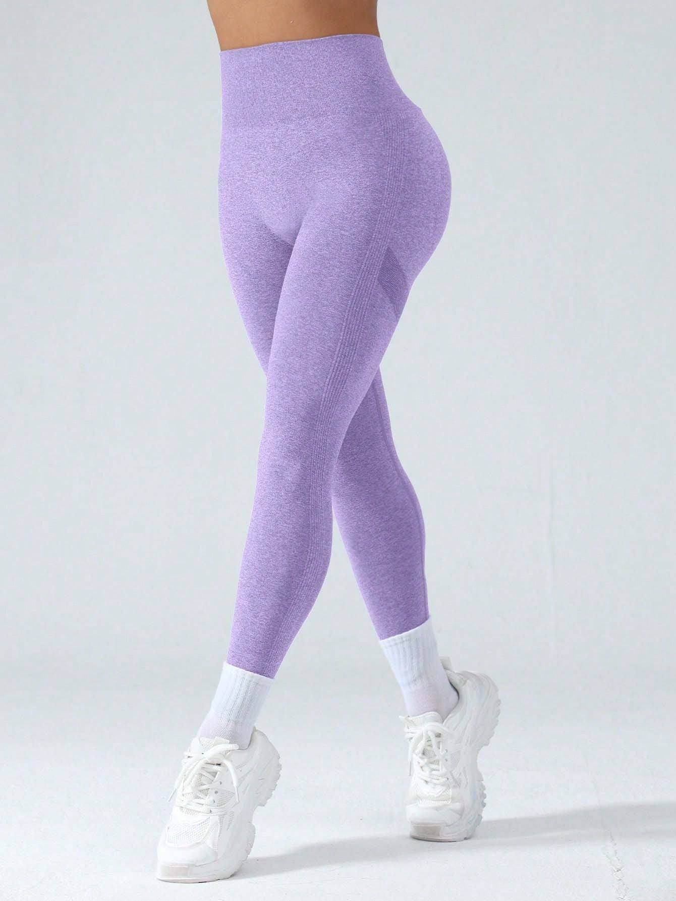 Calça Legging Sem Costura Compressão Efeito Empina Bumbum
