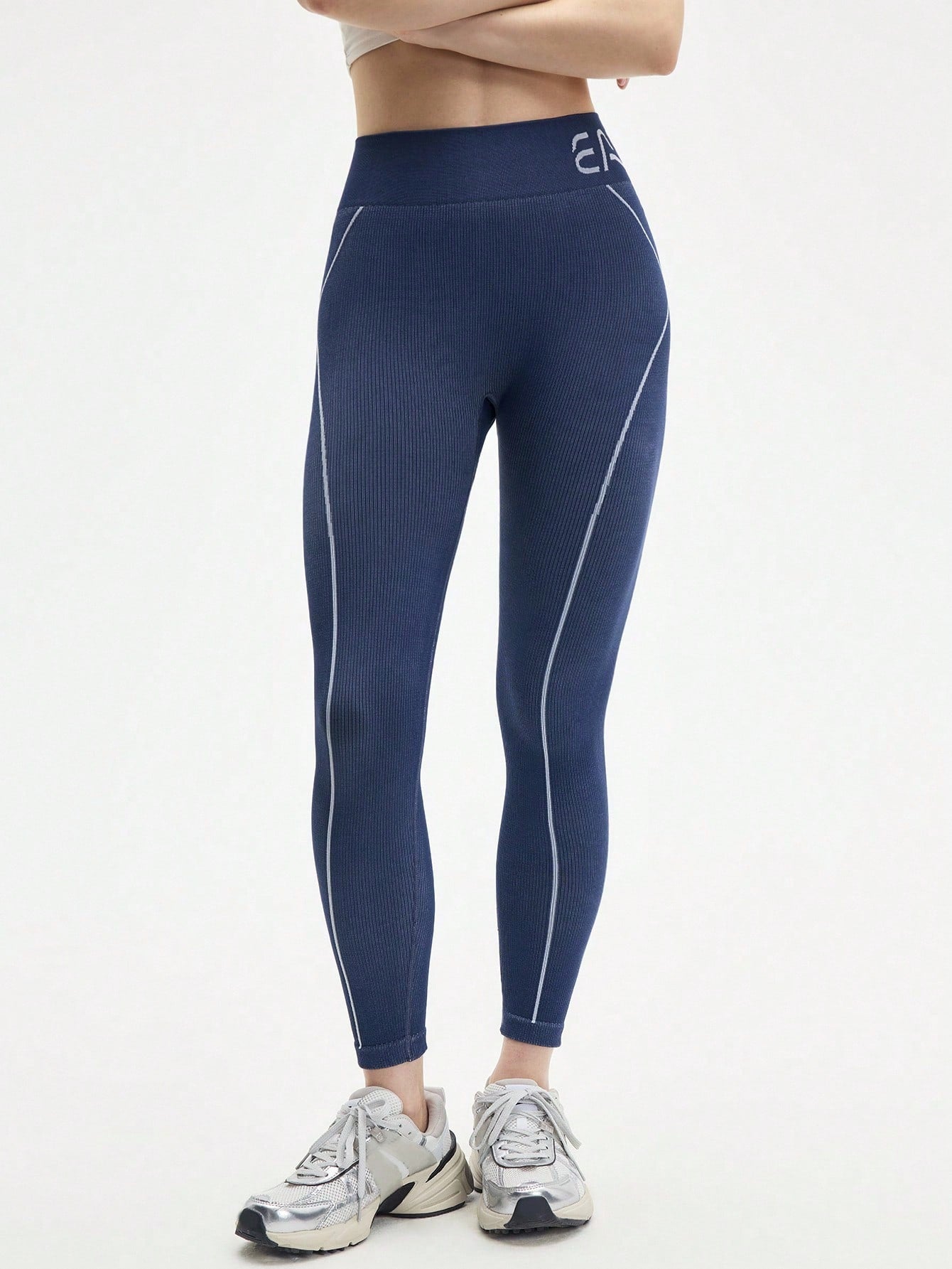 Calça Legging Feminina Sem Costura Cintura Alta Compressiva