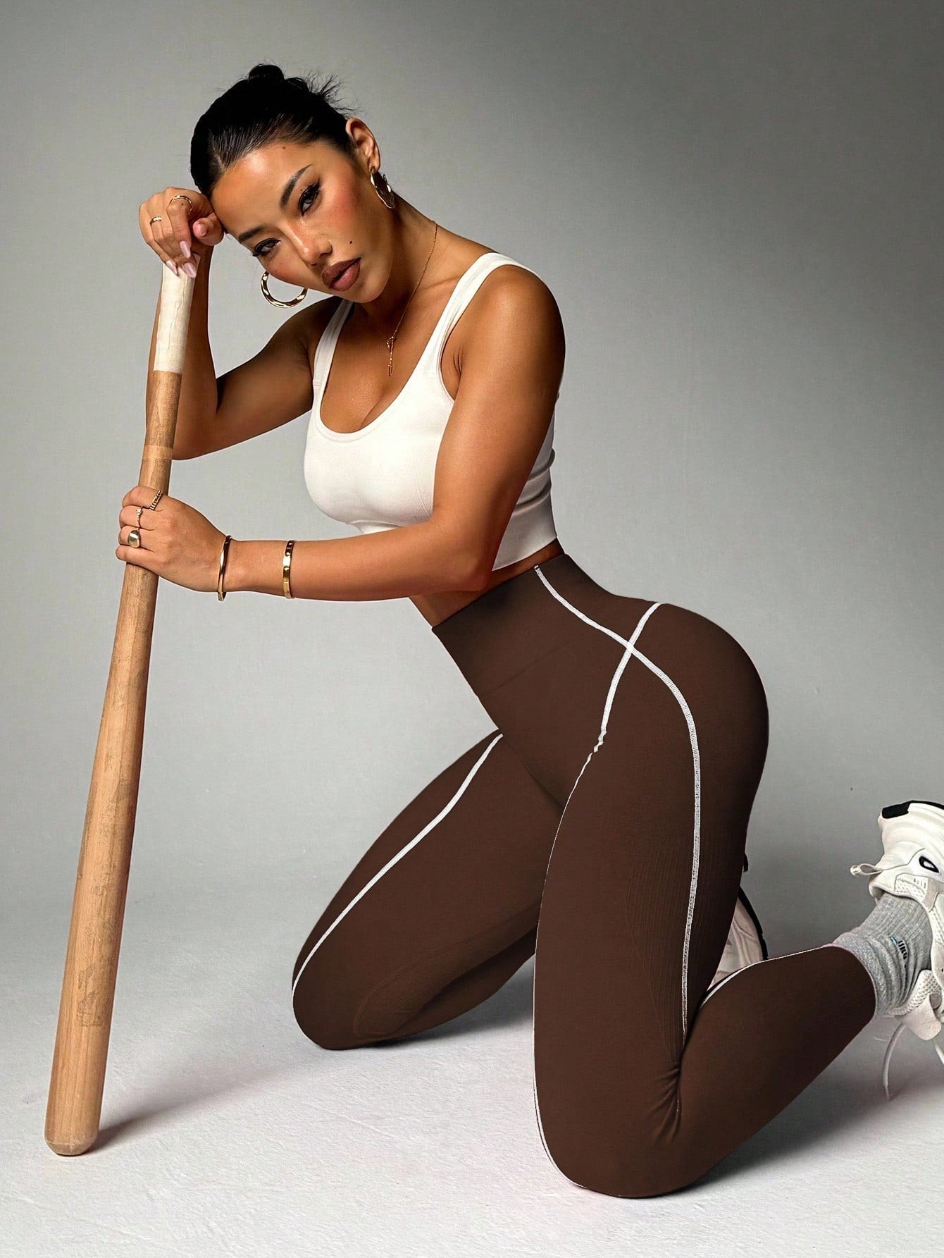 Calça Legging Cintura Alta Compressão Modeladora