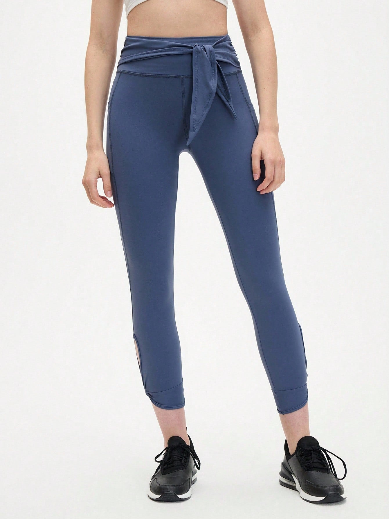Calça Legging 7/8 Com Laço E Bolso Lateral Fitness