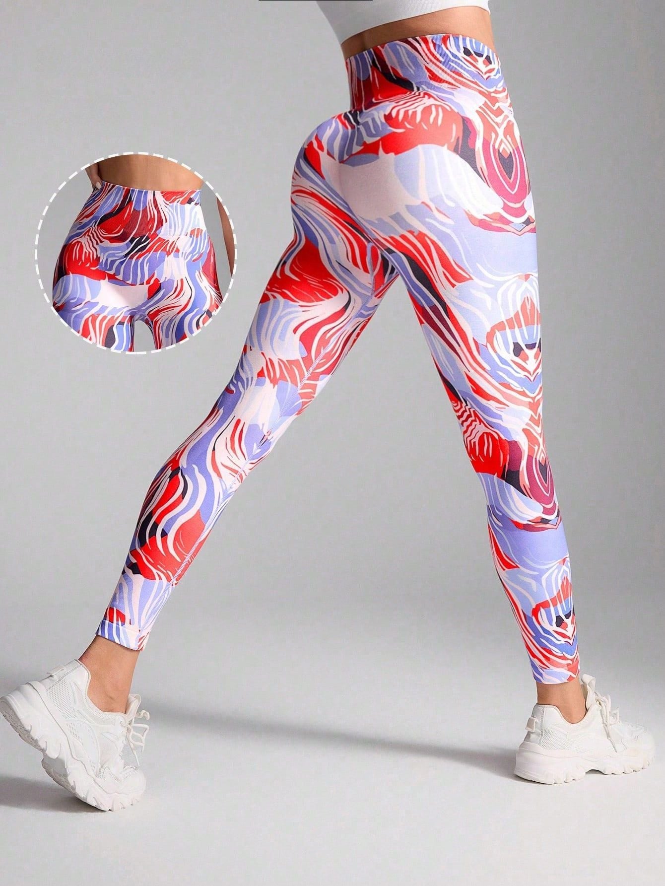 Calça Legging Estampada Seamless Empina Bumbum