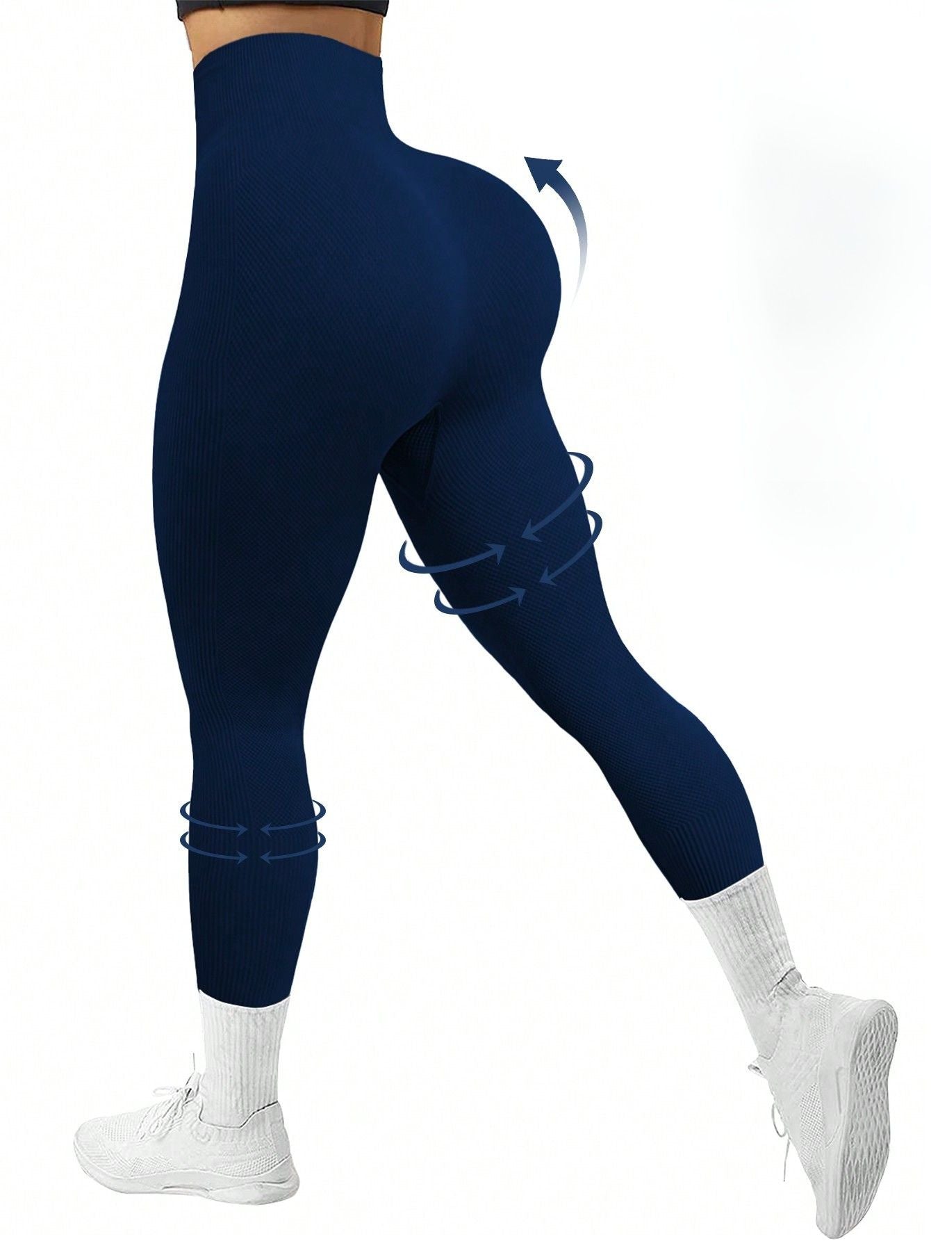 Calça Legging Modeladora Sem Costura Efeito Cintura Slim