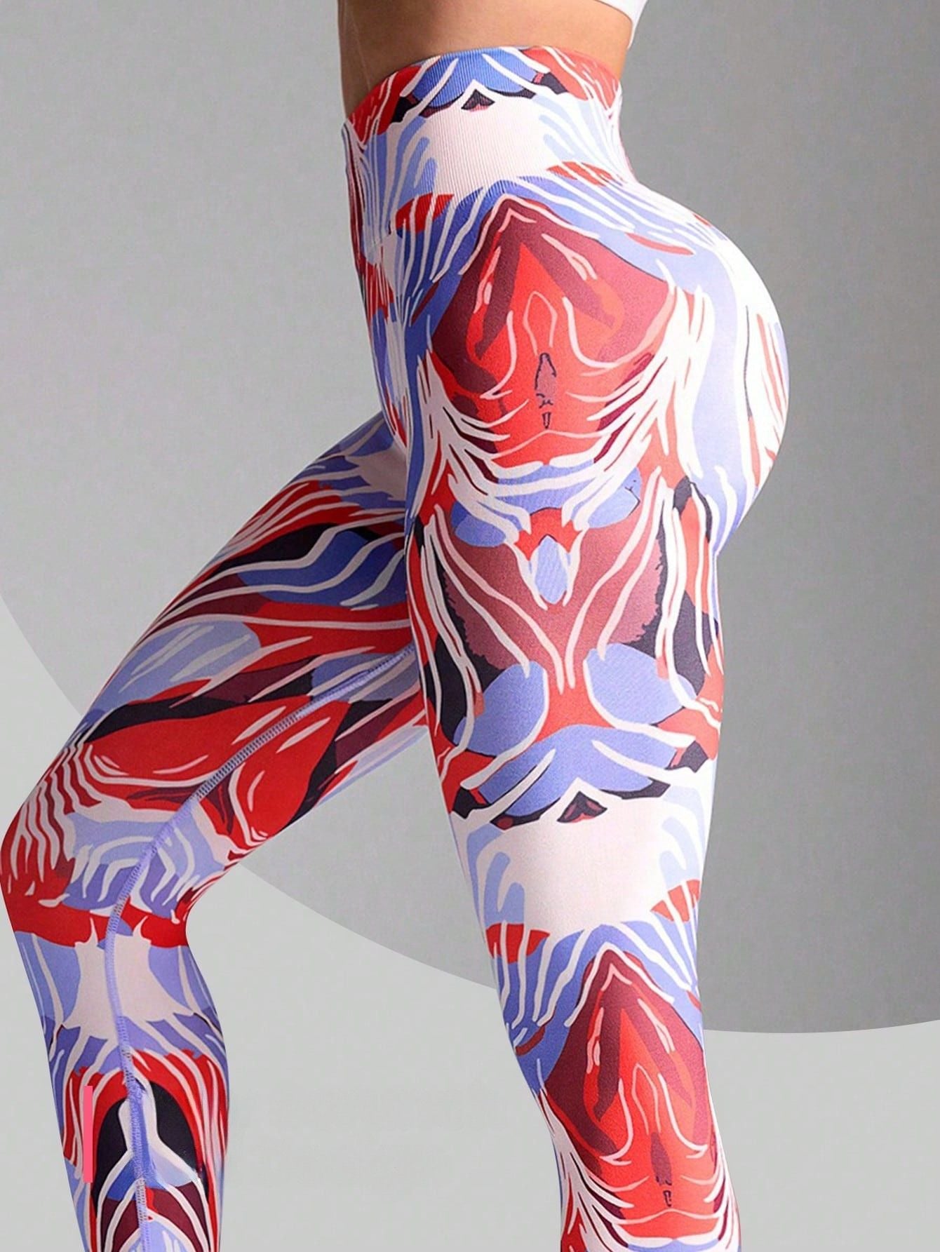 Calça Legging Estampada Seamless Empina Bumbum