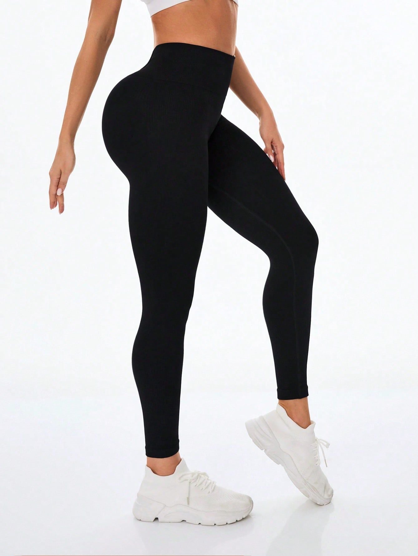 Calça Legging Modeladora Sem Costura Cintura Alta