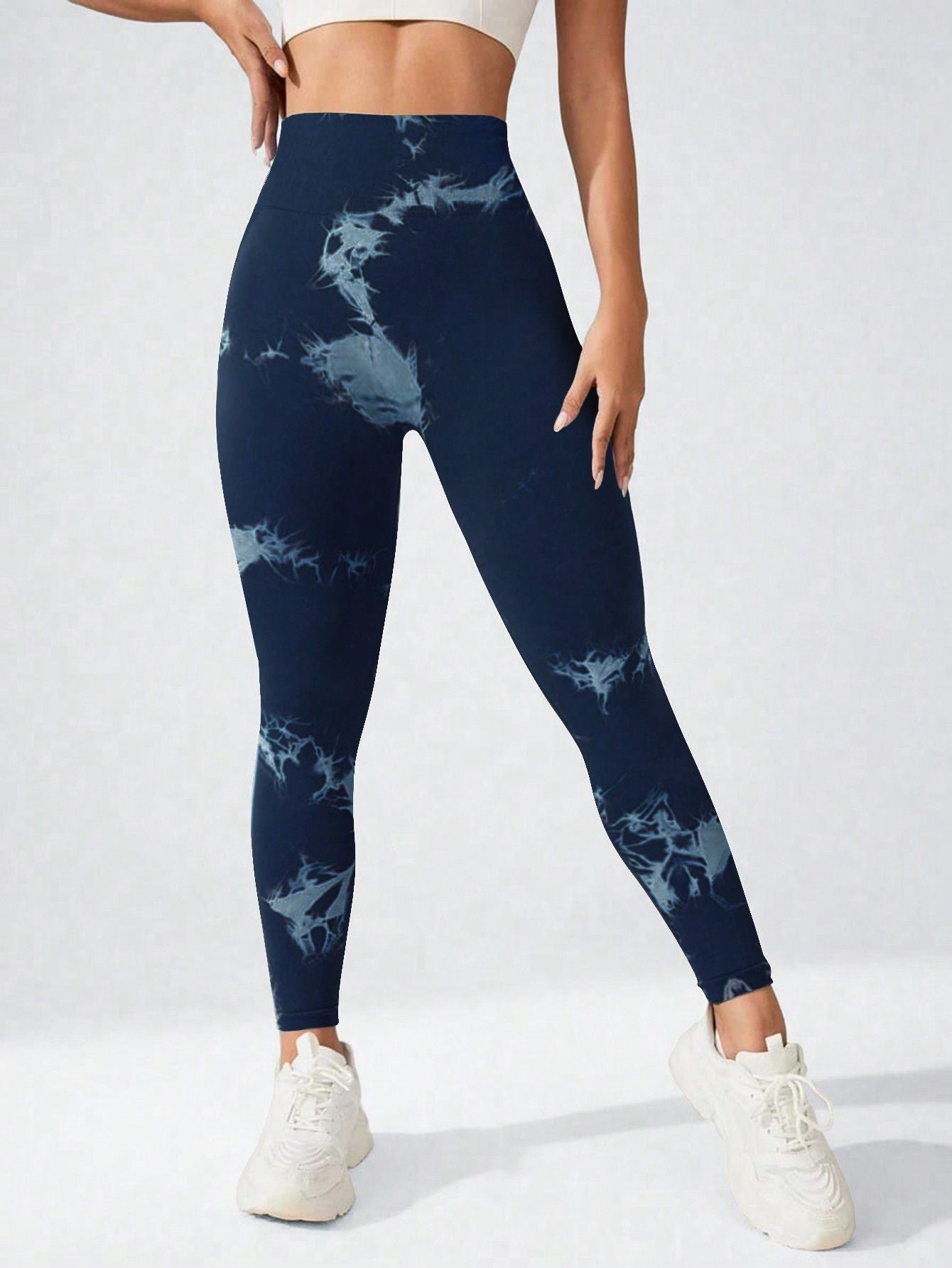 Calça Legging Tie Dye Texturizada Push Up